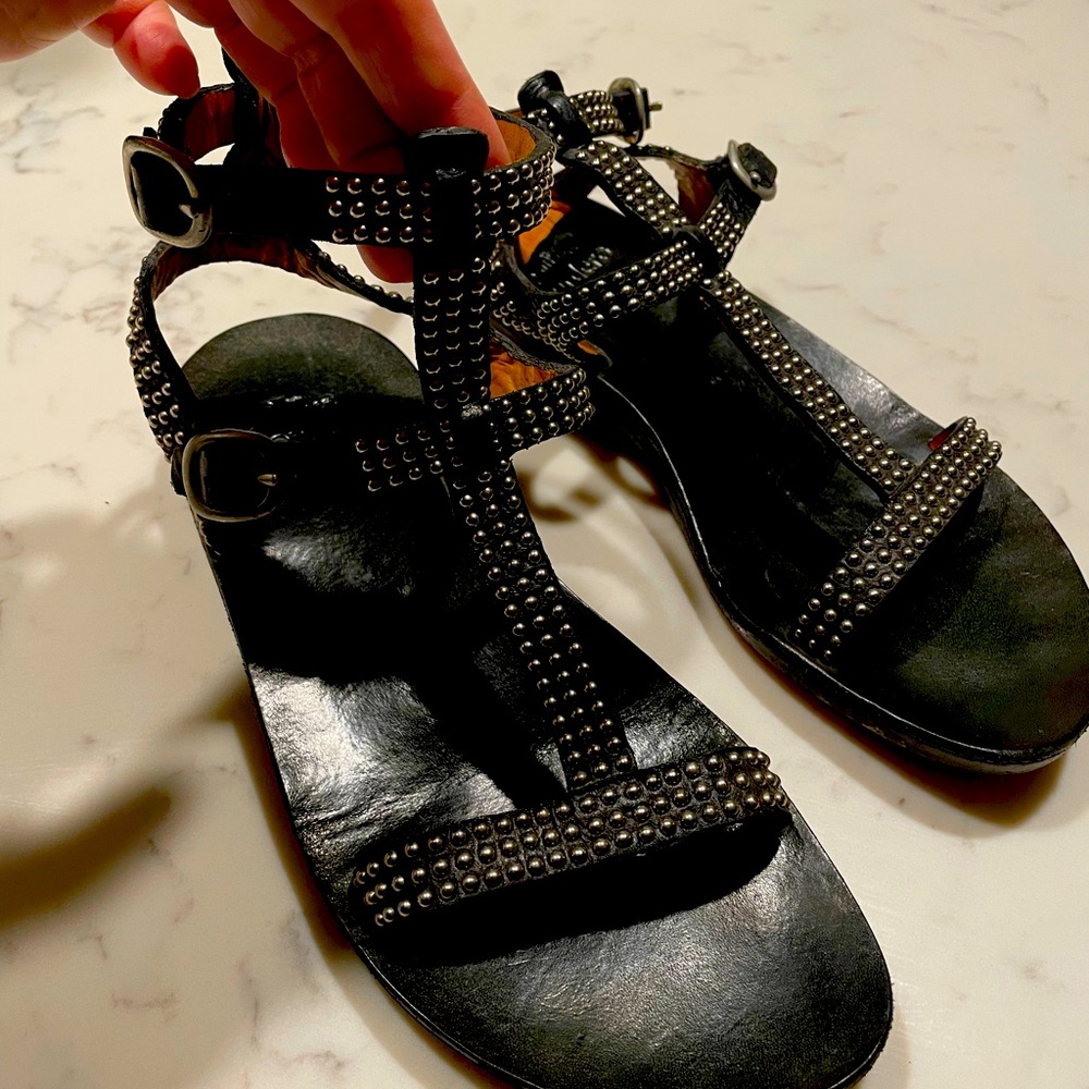 Calleen Cordero hand made leather sandals.